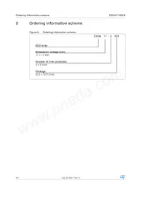 ESDA17-5SC6 Datasheet Pagina 4