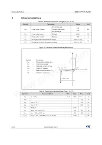 ESDA17P100-1U2M Datasheet Page 2