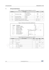 ESDA25P35-1U1M Datasheet Pagina 2