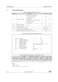 ESDA6V1-5SC6Y Datasheet Page 2