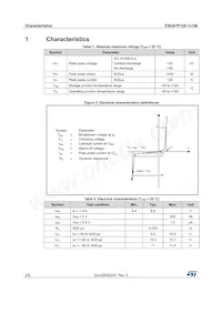 ESDA7P120-1U1M Datasheet Page 2