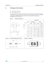 ESDA8V2-1J Datasheet Pagina 5