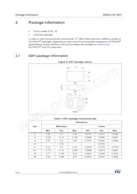 ESDALC20-1BF4 Datasheet Page 4