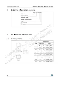 ESDALC25-2BP5 Datasheet Page 4