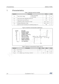 ESDALC5-1BF4 Datasheet Page 2