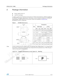 ESDALC6V1-1BM2 Datasheet Page 5