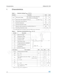 ESDALC6V1-5P6 Datasheet Page 2