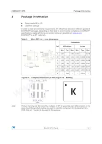 ESDALC6V1-5T6 Datasheet Page 5