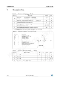 ESDALC6V1M3 Datasheet Page 2