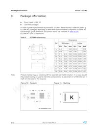 ESDALC6V1M3 데이터 시트 페이지 6