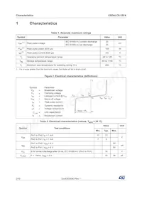 ESDALC8-1BF4 Datasheet Page 2
