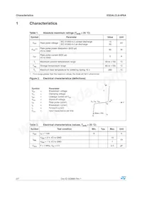 ESDALCL6-4P6A Datasheet Page 2