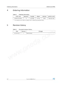 ESDALCL6-4P6A 데이터 시트 페이지 6
