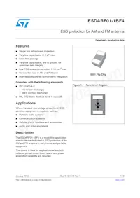 ESDARF01-1BF4 Datenblatt Cover