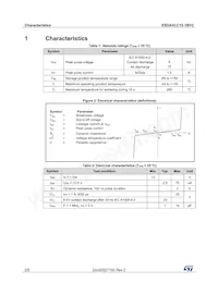ESDAVLC12-1BV2 Datasheet Page 2