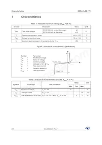 ESDAVLC6-1V2 Datasheet Page 2