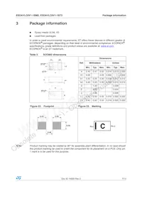 ESDAVLC6V1-1BT2 Datasheet Page 7
