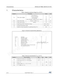 ESDAVLC8-1BT2 Datasheet Page 2