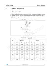 ESDAVLC8-4BN4 Datasheet Page 5