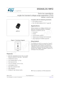 ESDAXLC6-1MY2 Datasheet Cover