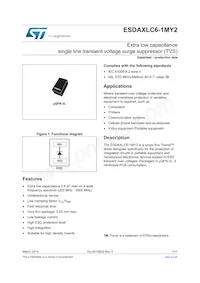 ESDAXLC6-1MY2 Datasheet Copertura