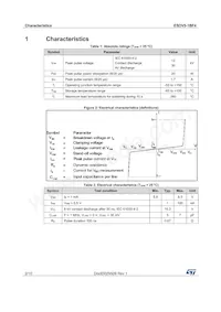 ESDV5-1BF4 Datasheet Pagina 2