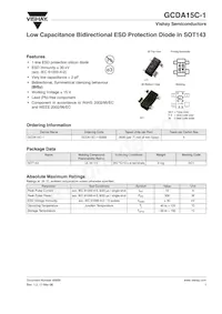 GCDA15C-1-GS08 Datasheet Cover
