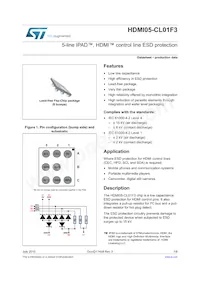 HDMI05-CL01F3 Datasheet Copertura