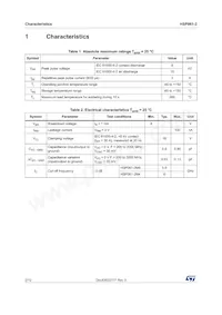 HSP061-2P6 Datasheet Pagina 2