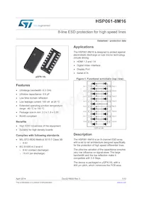 HSP061-8M16 Datasheet Cover