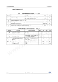 HSP062-2P6 Datasheet Page 2