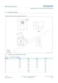 IP4059CX5/LF Datasheet Page 4