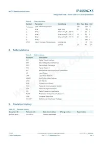 IP4059CX5/LF數據表 頁面 6