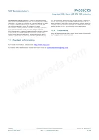 IP4059CX5/LF Datasheet Pagina 8