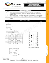MMAD1106/TR13 Datasheet Page 2