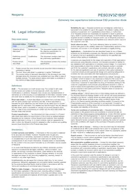 PESD3V3Z1BSFYL Datasheet Page 14