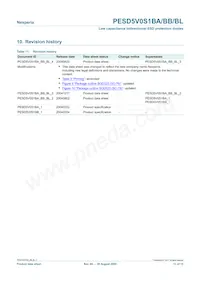 PESD5V0S1BB/6Z Datasheet Page 13