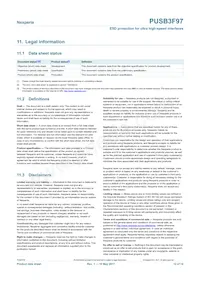 PUSB3F97X Datasheet Page 12