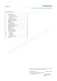 PUSB3F97X Datasheet Page 14