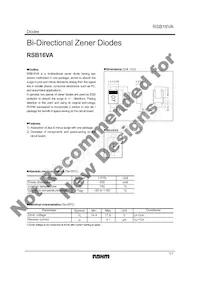 RSB16VATR Datasheet Cover