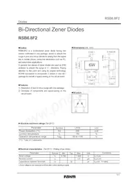 RSB6.8F2T106 Datasheet Cover