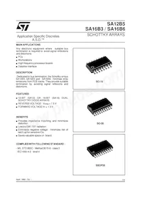 SA16B3RL數據表 封面