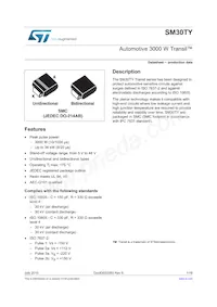 SM30T19CAY Datasheet Cover