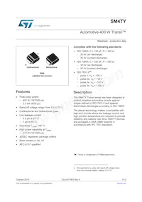 SM4T23CAY Datasheet Cover