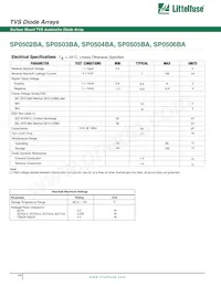 SP0502BAJT Datasheet Page 2