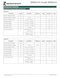 SRDA05-4.TET Datasheet Page 3