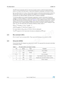 STBP110GTDJ6F Datasheet Page 8