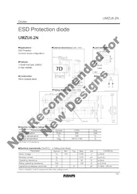 UMZU6.2NT106 Datasheet Cover