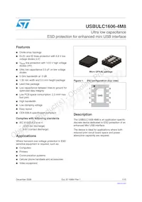 USBULC1606-4M8數據表 封面