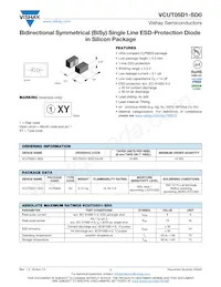 VCUT05D1-SD0-G4-08 Datasheet Cover